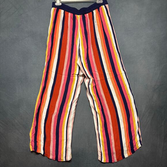 Blank London Pants Anthropologie Wide Leg Stripe Flowy Pockets Work Office Artsy - Picture 4 of 7